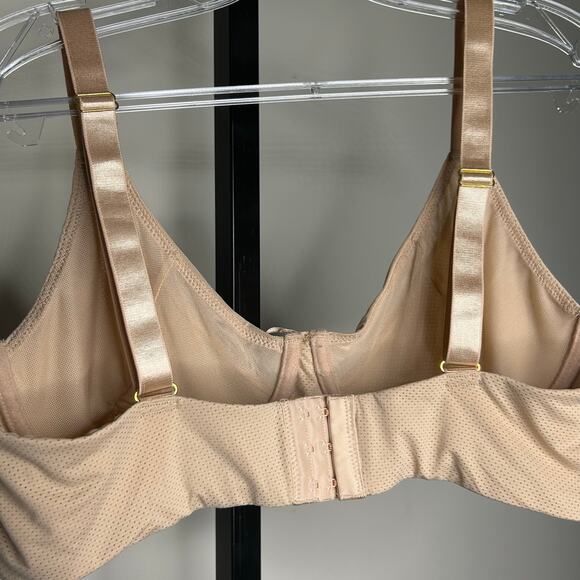 Rachel Roy bra-40D-underwire, nude,  mesh lined breathable bow detail‎ - Picture 5 of 5